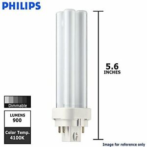 (10 Pack) Philips Lighting 38325-7 - PL-C 13W/827/4P/ALTO - 13 Watt CFL Light...