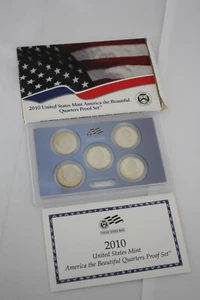 2010 US Mint Coins America the Beautiful Quarters Proof Set National Parks Set - Picture 1 of 2