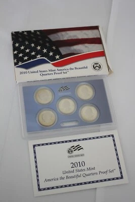 2010 US Mint Coins America the Beautiful Quarters Proof Set National Parks Set - Image 1 of 2