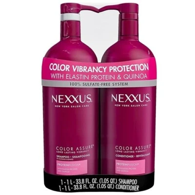 Nexxus Color Assure Shampoo and Conditioner Protein Fusion Quinoa, 33.8 FL OZ - Image 1 of 2