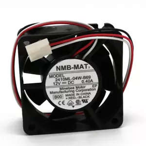 Ventilador de refrigeración servidor de 3 pines para NMB-MAT 2410ML-04W-B69 12V 0,40A 6025 - Imagen 1 de 2