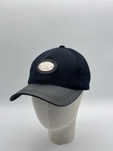 Vintage The Walt Disney Studios Black Leather Adjustable Hat Disney World - Picture 1 of 5