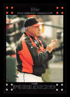 Sam Perlozzo #608 2007 Topps Baltimore Orioles Baseball - Image 1 of 2