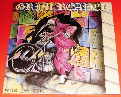 Grim Reaper: Fear No Evil - Limited Edition LP Clear Color Vinyl Record 2022 NEW - Imagem 1 de 2