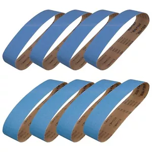 4 x 36 Sanding Belts 4x36 Inch Zirconia Sanding Belts 2 Each of 40/60/80/120 ... - Picture 1 of 7