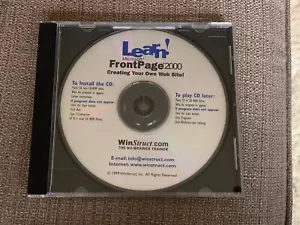 Microsoft WebPublishing Learning Kit CD ROM Book FrontPage Office 2000 Premium - Picture 1 of 2