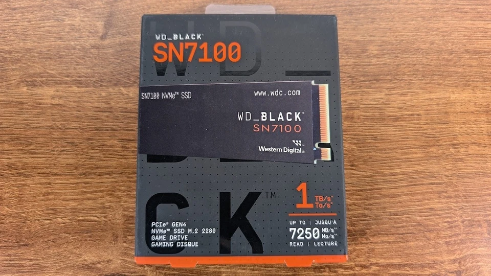 WD_BLACK SN7100 NVMe SSD 1 TB 7250 MB/s NEU/Versiegelt - Bild 1 von 1