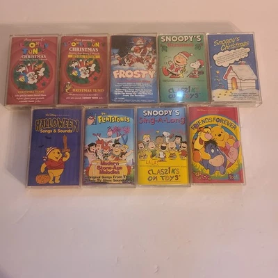 Childrens Cassette Tapes 9- Christmas & Halloween EUC Foto 1 de 4