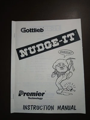 Gottlieb NUDGE IT Arcade/Pinball Manual - Image 1 of 4