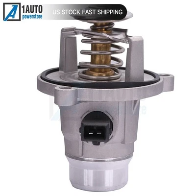 Aluminum Thermostat For 2002-2008 BMW 740i 550i GT xDrive X6 650i 550i 750Li X5 - Image 1 of 4