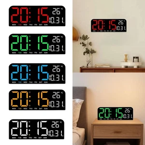 Big LED Large Digital Clock Loud Alarm Huge Countdown Timer Large LED Display - Picture 1 of 33