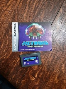 Metroid Zero Mission GBA And Booklet - Picture 1 of 1