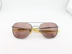 Randolph Eyeglasses Frames Only, 5 1/2 Randolph, 52-20-, Silver - Picture 1 of 17