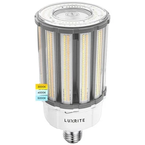Luxrite 80W/100W/120W LED Corn Light Bulb 3 CCT Up to 17500 Lumens E39 Base - Picture 1 of 7