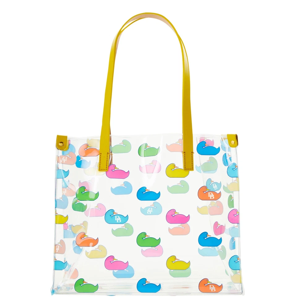Dooney & Bourke Clear Medium SHOPPER Sport Duck Tote Handbag Mjduckyl