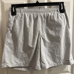 Columbia Boys-youth   Omni-Shade PFG Shorts Gray XL - Picture 1 of 10