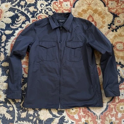Rag & Bone Black USA Mens Water Resistant Nylon Jacket Shirt XL- L $495 - Image 1 of 4