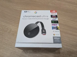 Google Chromecast Ultra 4K WiFi 3a Generazione NC2-6A5-D Nero - Boxato - Spedizione Rapida - Foto 1 di 9
