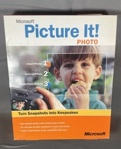 Microsoft Picture It! Photo For Windows New Sealed - Picture 1 of 4