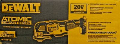 NOVO DEWALT DCS354B ATOMIC COMPACT SERIES 20V MAX OSCILANTE MULTI-FERRAMENTA FRETE GRÁTIS - Imagem 1 de 3