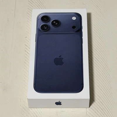 Iphone 17 Pro Max Deep Blue 512GB EMPTY BOX ONLY - image 1 of 4