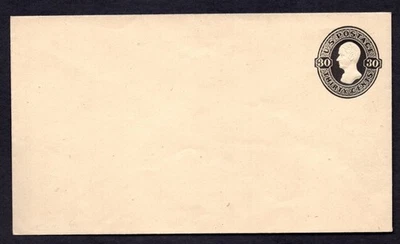 US 1881 STAMPED ENVELOPE 30¢ SC. #U209 UPSS #624 WMK 7 SIZE 8 KNIFE 38 MINT - Image 1 of 2