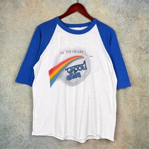 Vintage 1984 Kool & The Gang In The Heart Band Tour T-Shirt Gr. L Langarm selten - Bild 1 von 10