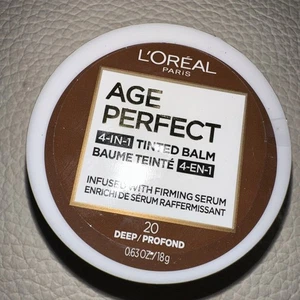 L'Oreal Paris AGE PERFECT 4-in-1 Tinted Balm Foundation , 20 Deep - Picture 1 of 2