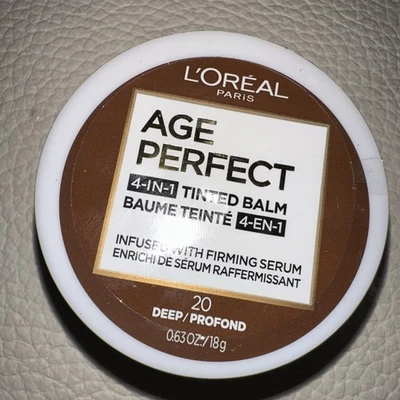 L'Oreal Paris AGE PERFECT 4-in-1 Tinted Balm Foundation , 20 Deep - Image 1 of 2