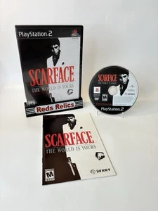 Scarface: The World is Yours (PlayStation 2 PS2) Complete CIB Looks Unused - Picture 1 of 16