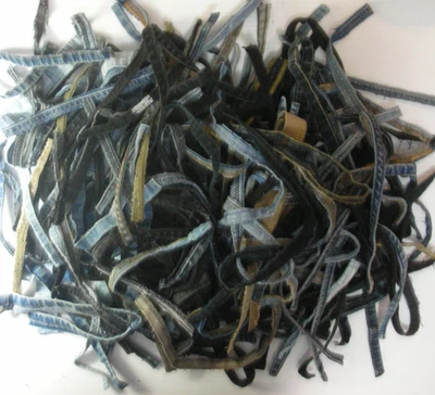 150 PIEZAS MEZCLA DE TELA VAQUERA AZUL JEAN "COSTURAS Y DOBLADILLOS" COSTURA ARTESANAL HÁGALO USTED MISMO 2,8 libras Foto 1 de 3