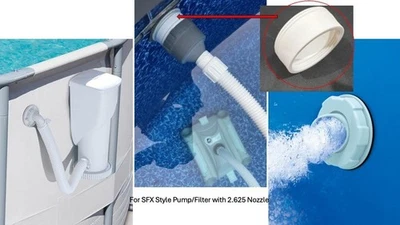 Pool Vacuum Adapter for Intex - 3D Printed - Bild 1 von 4