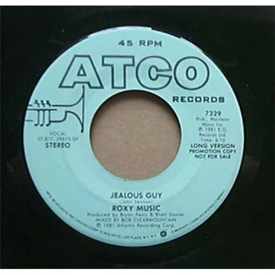 ROXY MUSIC JEALOUS GUY 7" LONG/SHORT PROMO USA - Image 1 of 2