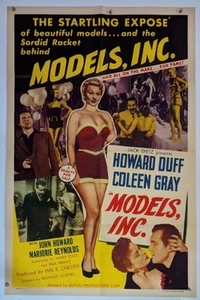 Howard Duff, Coleen Gray "Models, Inc" Rare Original 1952 Vintage Movie Poster - Picture 1 of 1