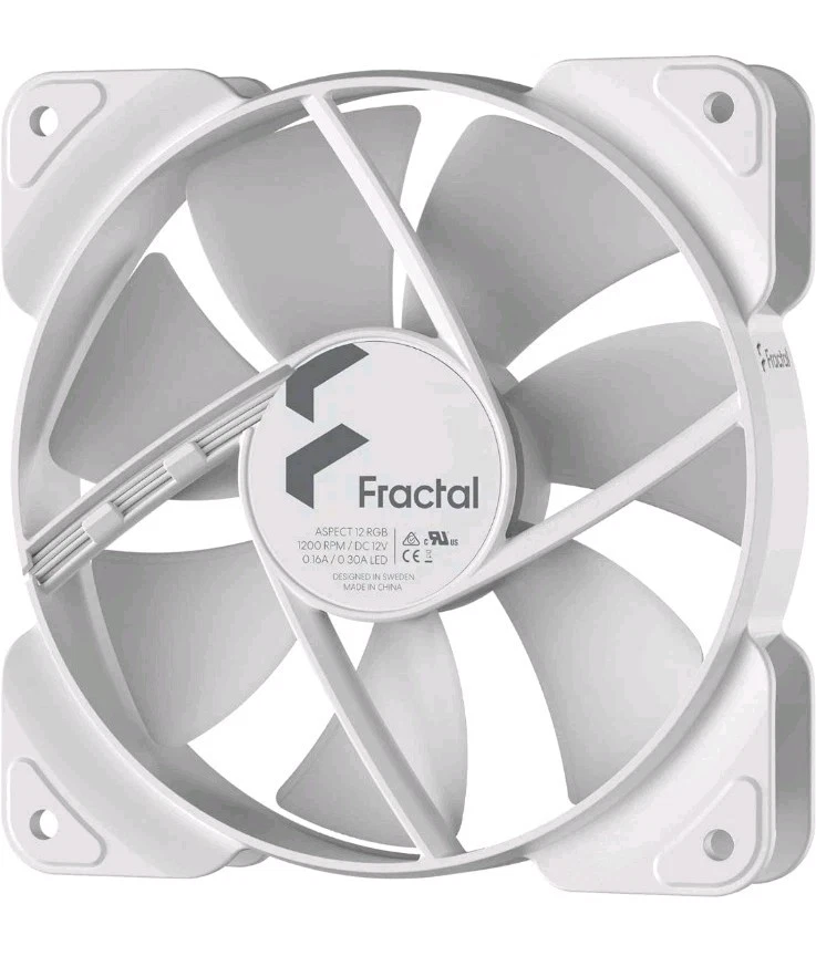 Fractal Design Aspect 12 RGB Computer case Fan 12 cm White 1 pc(s) - Image 1 of 4