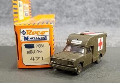 ROCO MINITANKS HO 1:87 471 M886 DODGE AMBULANCIA IOB HECHO EN AUSTRIA Foto 1 de 4