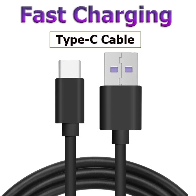 Black USB-C Type-C 3.1 Connector Data Sync Charger Charging Cable Cord Universal - Image 1 of 4