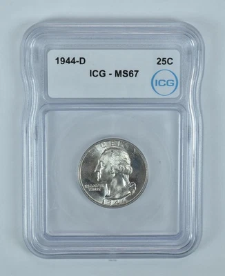 1944-D Washington Quarter MS67 ICG - Image 1 of 4