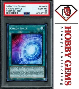 CHAOS SPACE TOCH-EN009 Super Rare PSA 10 2020 Toon Chaos Unlimited YuGiOh - Picture 1 of 2