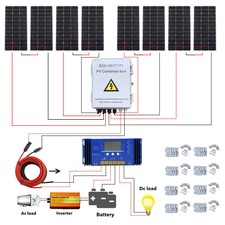 500w off Grid System Kit 5*100w 12v PV Solar Panel 45a Conttoller for Caravan