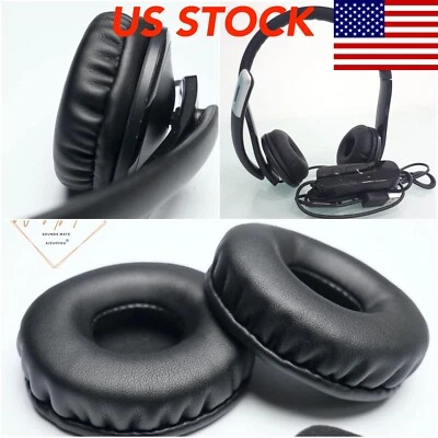 Almohadillas de cuero suave cojín de espuma para auriculares Microsoft LifeChat LX-6000 LX 6000 Foto 1 de 4