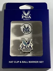 2024 Pga Championship Hat Clip Ball Marker Set Valhalla golf new - Picture 1 of 6