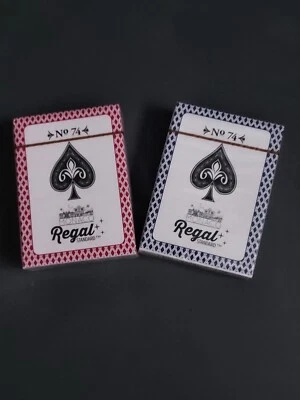 Regal Monaco Casino Standard Playing Cards No 74 NIP - Gold Seal - BLUE Deck - Image 1 of 2