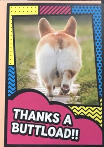 Happy Mother’s Day, From The Dog, Thanks A Buttload, RPG, Greeting Card - Picture 1 of 3