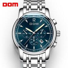 DOM Men's Watch 30m Waterproof Top Brand Luxury Big Dial Creative Quartz Watch