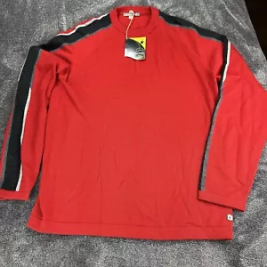 New Smartwool Crewneck Sweater Merino Wool Men’s Large Red NWT - Picture 1 of 16