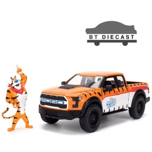 JADA FROSTED FLAKES 2017 FORD F-150 RAPTOR 1/24 with TONY THE TIGER FIGURE 35470 - Picture 1 of 6