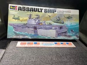 1/720 REVELL ASSAULT SHIP TARAWA U.S. NAVY AMPHIBIOUS MODEL KIT (FACTORY SEALED) - Picture 1 of 7