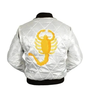 Chaqueta Slim Fit Drive Biker Rider Trucker Hot Ryan Gosling Bordada Escorpión Foto 1 de 3