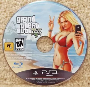 Disco de juego Sony PS3 Playstation Grand Theft Auto V 5 funcionando - Imagen 1 de 1
